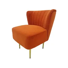 Ella accent chair - Pumpkin Orange F-AC103-PO