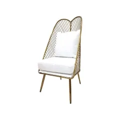 Lois Accent Chair - White F-AC128-WH