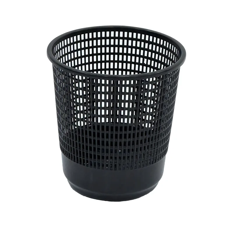 F-BI184-BL Type 4 Waste paper bin in black plastic