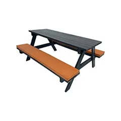Picnic Bench - Type 1 - Orange F-BK401-OR