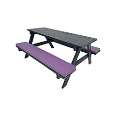 Picnic Bench - Type 1 - Purple F-BK401-PR