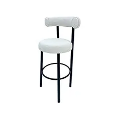 Duke Barstool - White F-BS112-WH