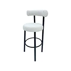 Duke Barstool - White F-BS112-WH