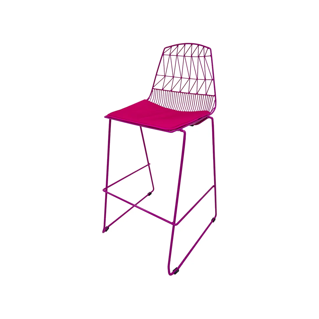 Arrow Barstool - Hot Pink F-BS129-HP