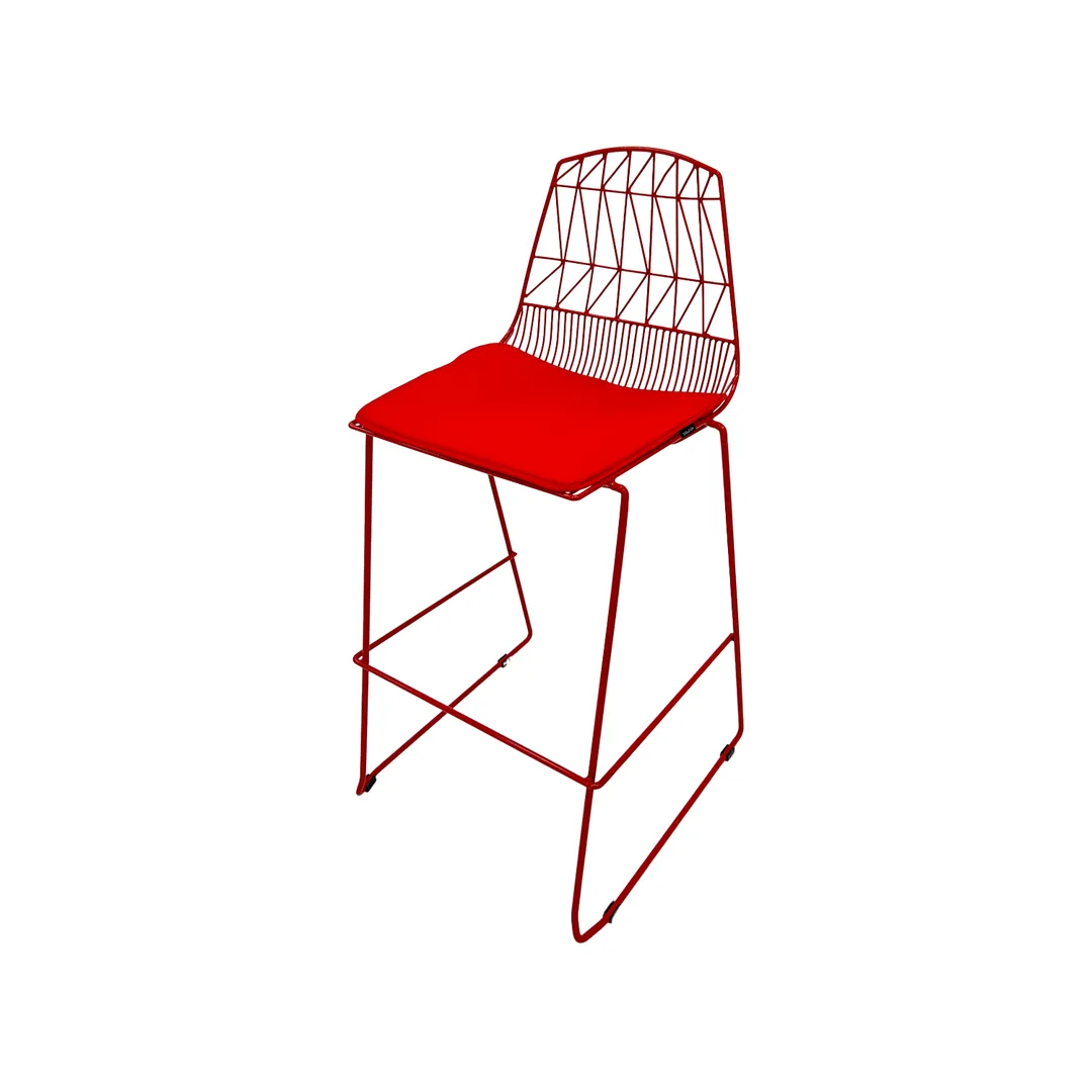 Arrow Barstool - Red ﻿F-BS129-RE