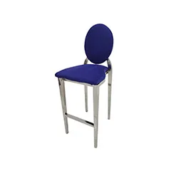 Silver Dior Barstool - Purple F-BS132-PR