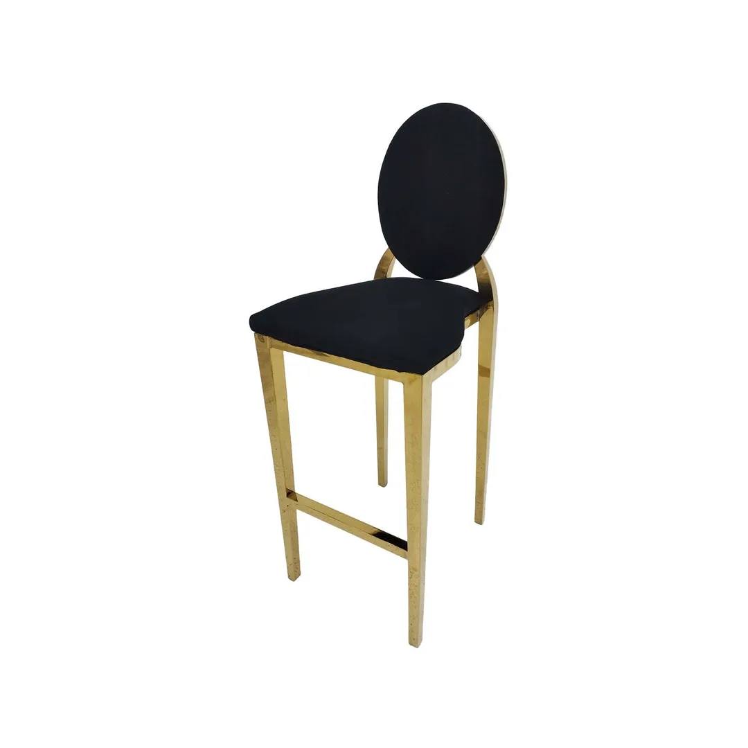 Gold Dior Barstool - Black F-BS133-BL