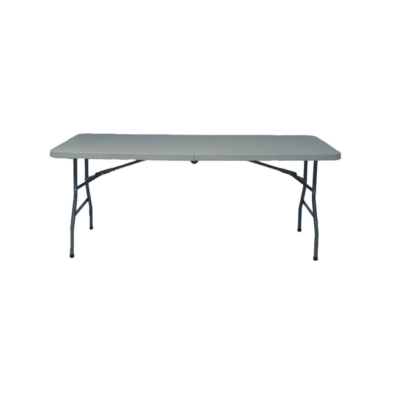 F-BT102-WH Type 2 6ft rectangular banquet table in white with foldable legs