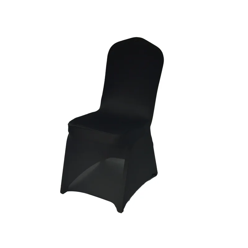 F-BX101-BL Type 1 chair cover in black stretch fabric