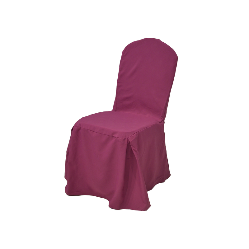 F-BX105-PI Type 5 chair cover in mid pink fabric