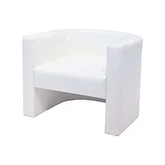 German Club Chair - White F-CC104-WH