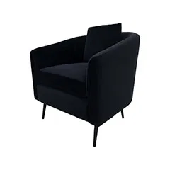 Eve Club Chair - Black F-CC114-BL