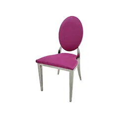 Silver Dior Chair - Hot Pink F-CH132-HP