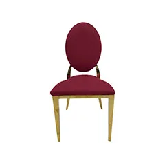 Gold Dior chair -Dark Red ﻿F-CH133-DR