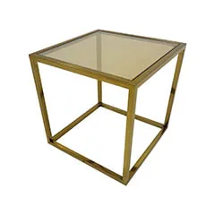 Enzo Side Table - Champagne Gold F-CS106-CG