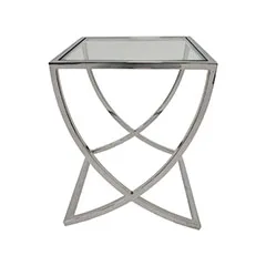 Trish Side Table - Silver F-CS187-SI