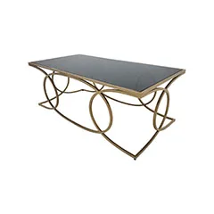 Tora Coffee Table - Gold F-CT186-CG