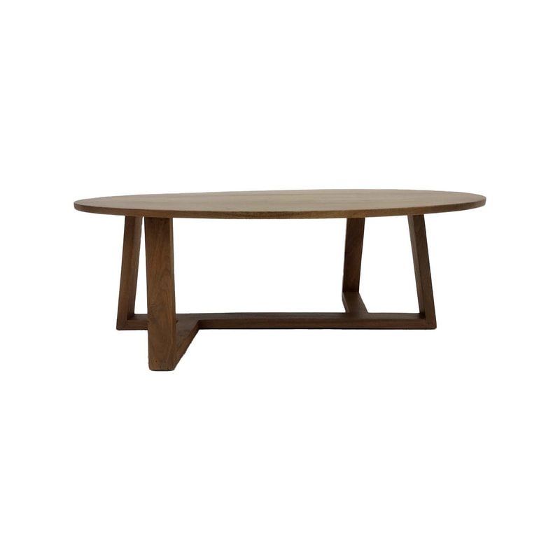 F-CT191-NW Brooke coffee table in natural wood finish 
