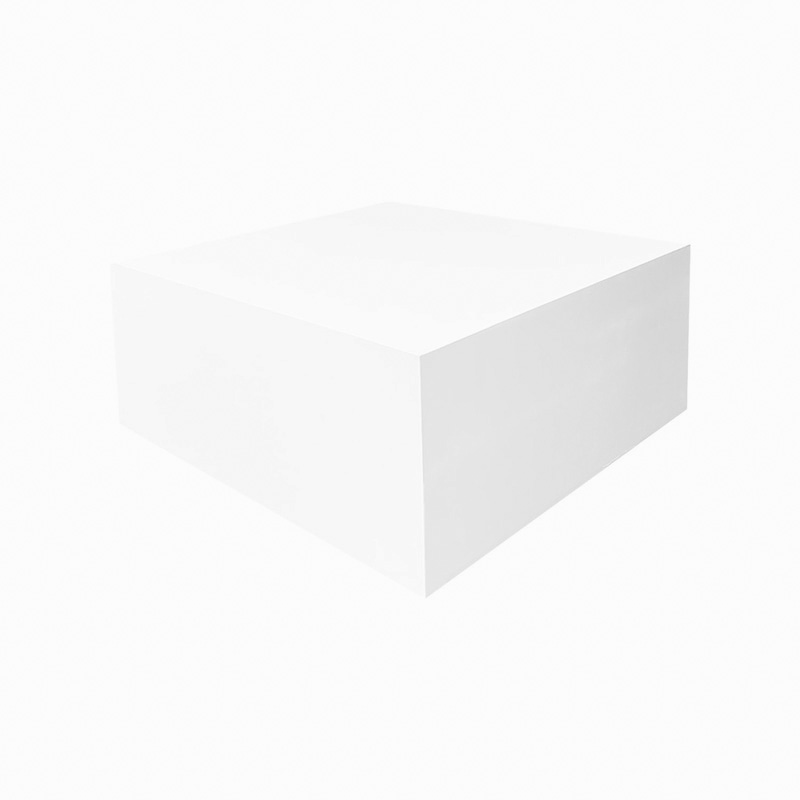 F-CS222-WH Daphne square side table in white