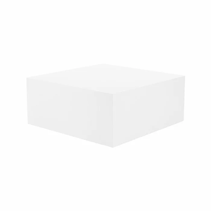 F-CS223-WH Daphne square side table in white