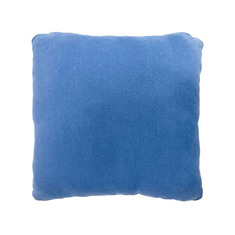 F-CU106-LB Carli cushion in light blue suede