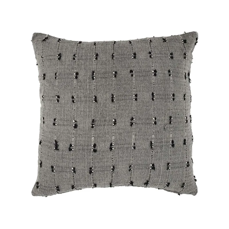 F-CZ202-GY Fennco cushion in mixed grey fabric