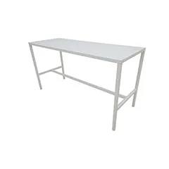 Enzo High Table - White F-HT106-WH