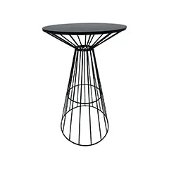 Turin High Table - Black F-HT118-BL