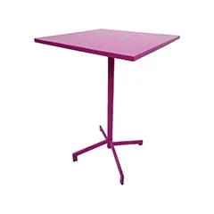 F-HT147-HP Austin high table in hot pink powder coated finish with folding top