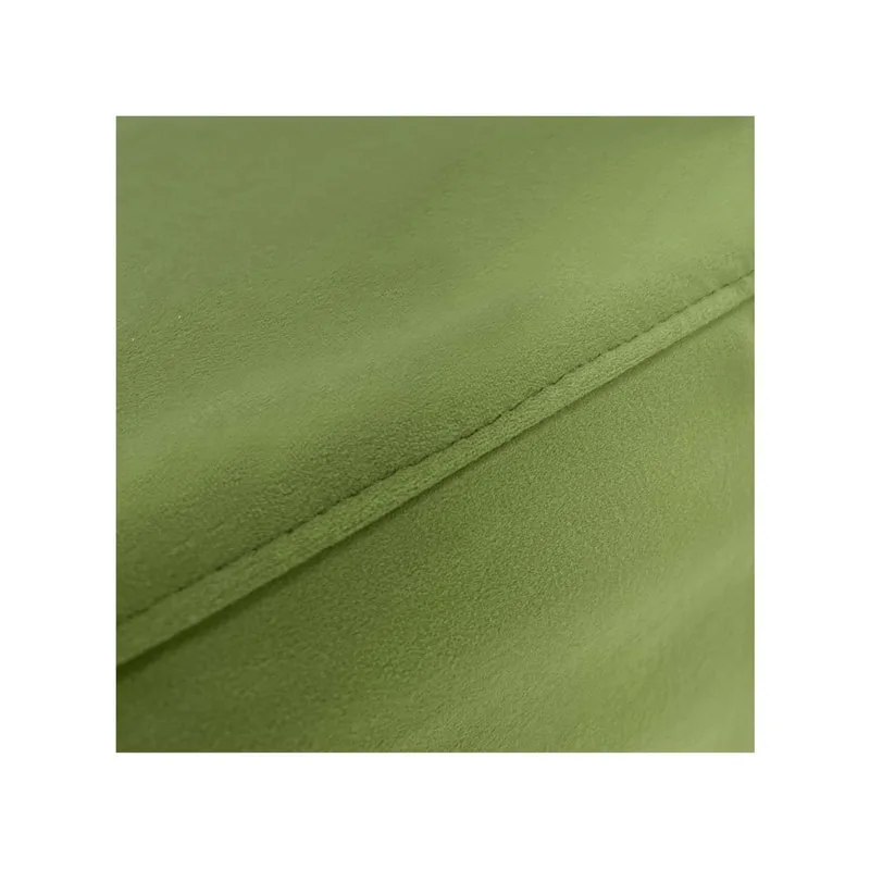 F-OT101-SG Endless Lounge Ottoman Type A in sage green velvet