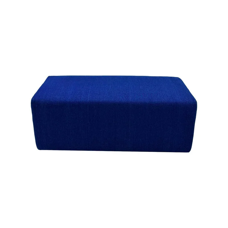 F-OT103-DN Endless Lounge Ottoman Type C in denim