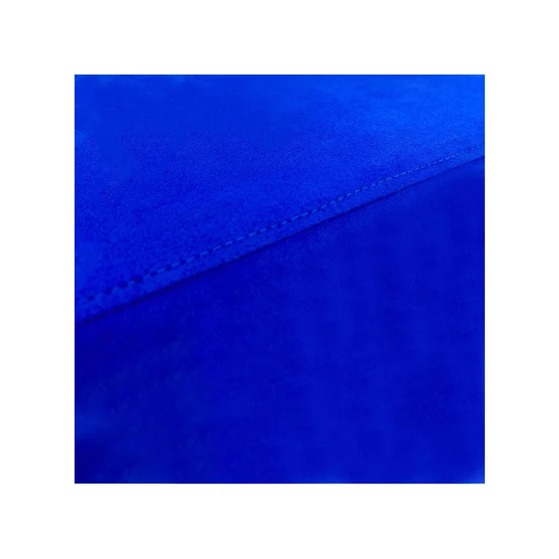 F-OT103-RB Endless Lounge Ottoman Type C in royal blue suede