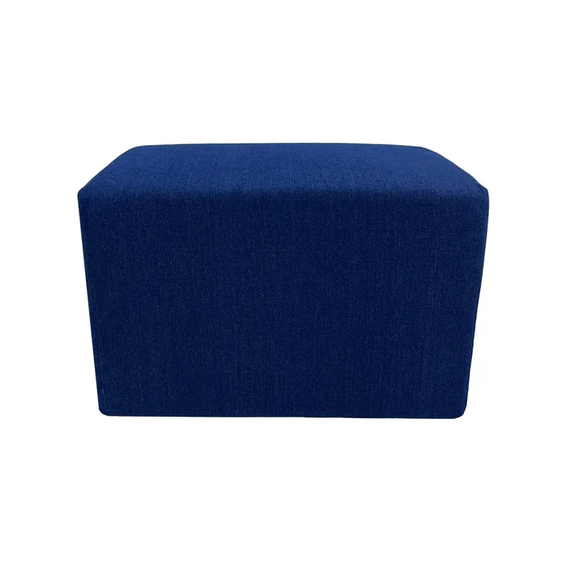 F-OT106-DN Endless Lounge Ottoman Type F in denim