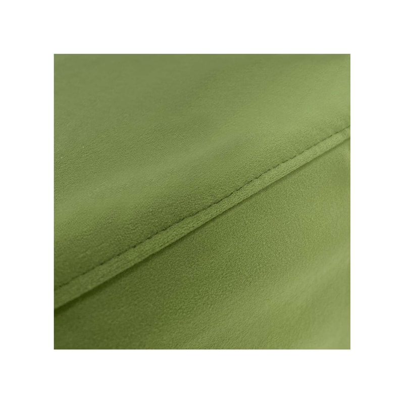F-OT107-SG Endless Lounge Ottoman Type G in sage green velvet