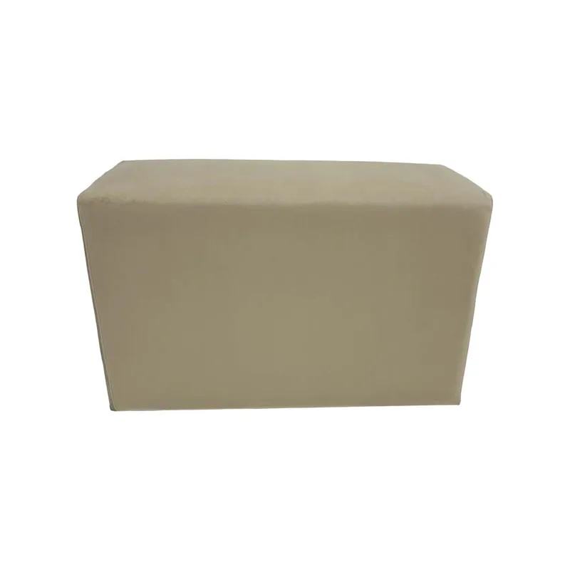 F-OT109-TF Endless Lounge Ottoman Type I in toffee velvet