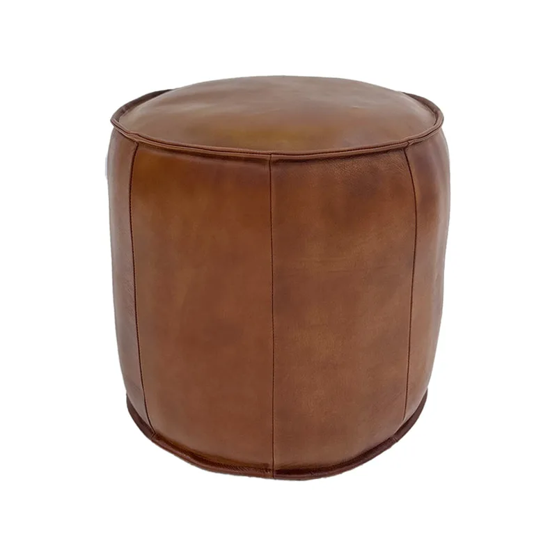 Luko Pouffe - Mid Tan ​F-PF110-MT