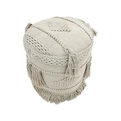 Edson Pouffe - Cream ​​F-PF116-CR