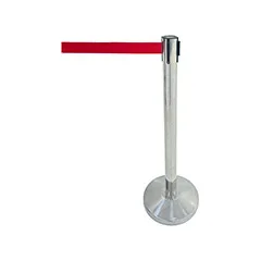 Retractable Barrier - Red Silver F-RB102-RE