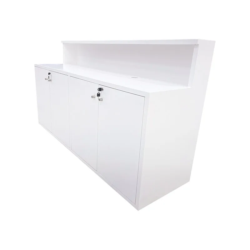 F-RC101-WH Type 1 reception counter in white paint finish