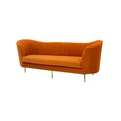 Monroe Sofa - Pumpkin Orange F-SF104-PO