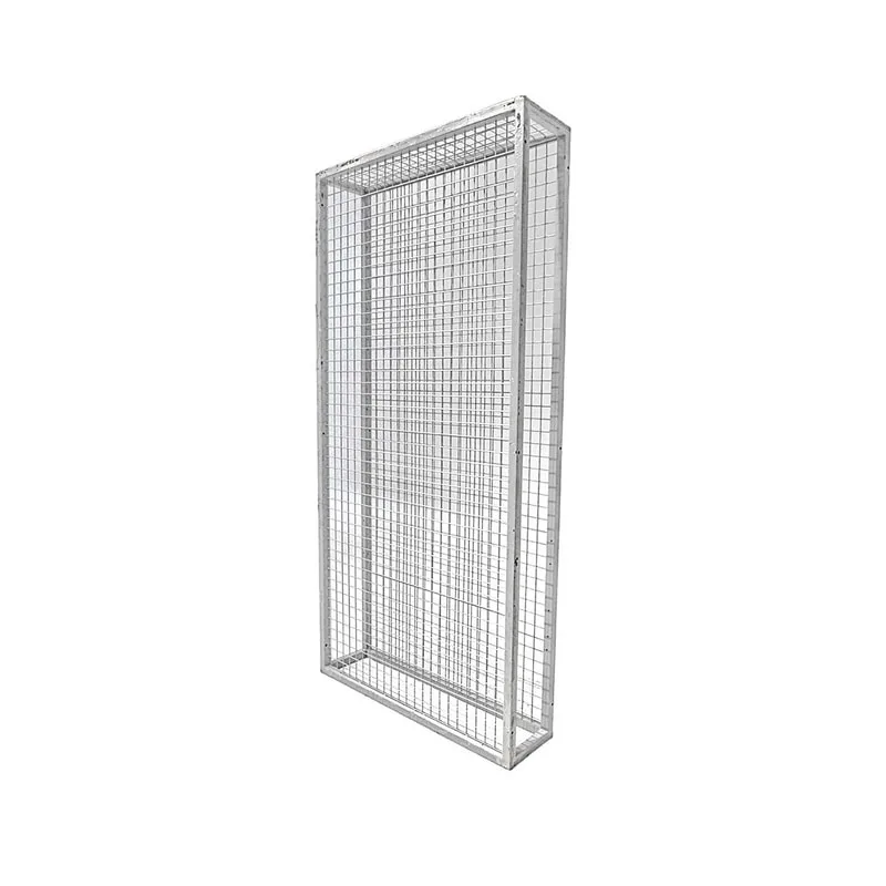 F-SG107-WH Type 7 signage in silver mesh openable from one side