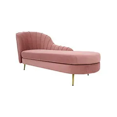 Monroe Chaise - Blush Pink F-SL104-BP