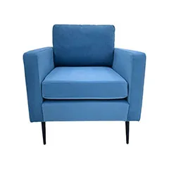 Capri Single Sofa - Petrol Blue F-SN105-PB