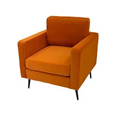 Capri Single Sofa - Orange F-SN105-PO