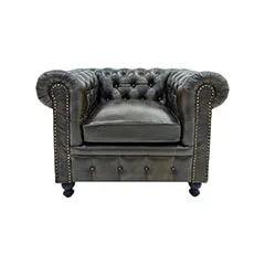 Churchill Single Sofa - Dark Tan F-SN120-DT