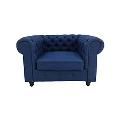 Botello Single Sofa - Midnight Blue F-SN124-MB