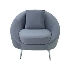 Orbit Single Sofa - Silver F-SN131-SI