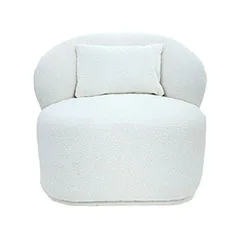 Blanca Single Sofa - White F-SN133-WH