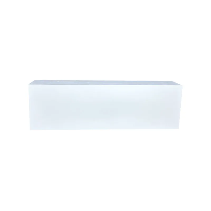 F-SQ101-WH Type 1 signing table in white with an open back