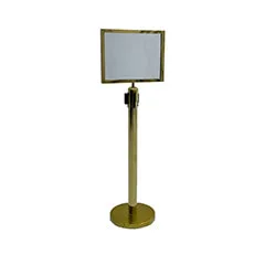 Signage Stand A4 - Type 3 - Gold F-SS104-GD